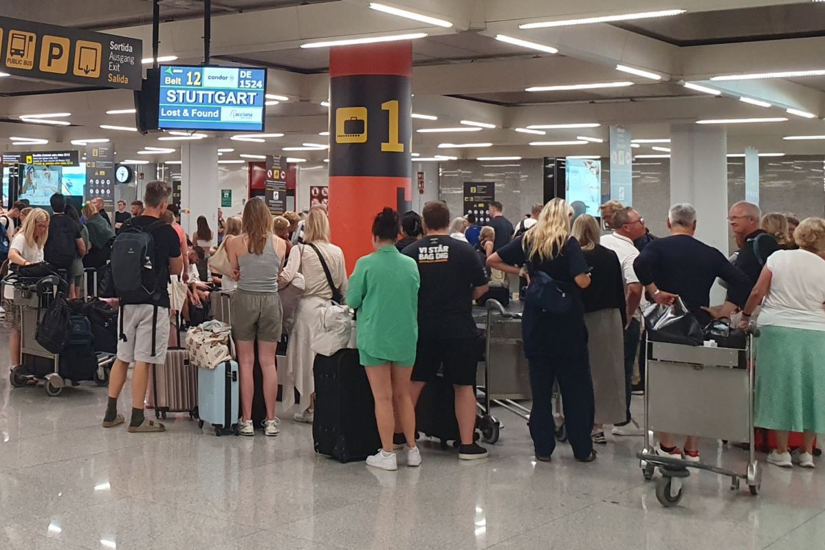 Después de las tormentas vuelve la calma a los aeropuertos de Baleares