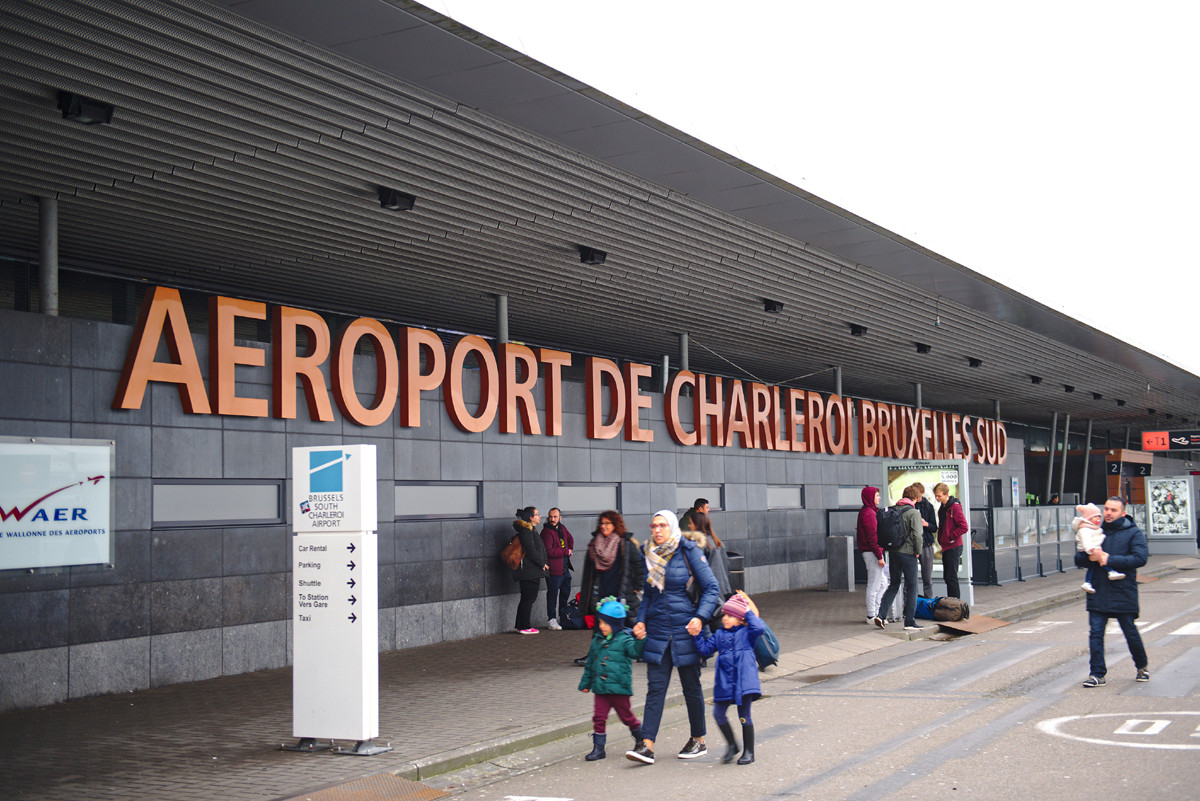 Huelga en el aeropuerto de Ryanair y Wizzair en Bruselas