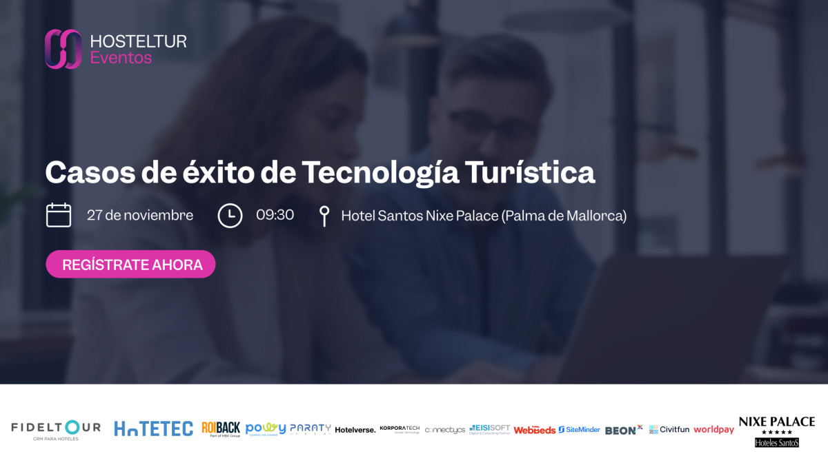 Hosteltur muestra casos de éxito en tecnología turística en Palma el 27 de