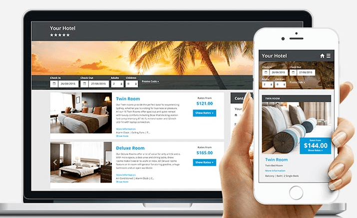hotel booking website