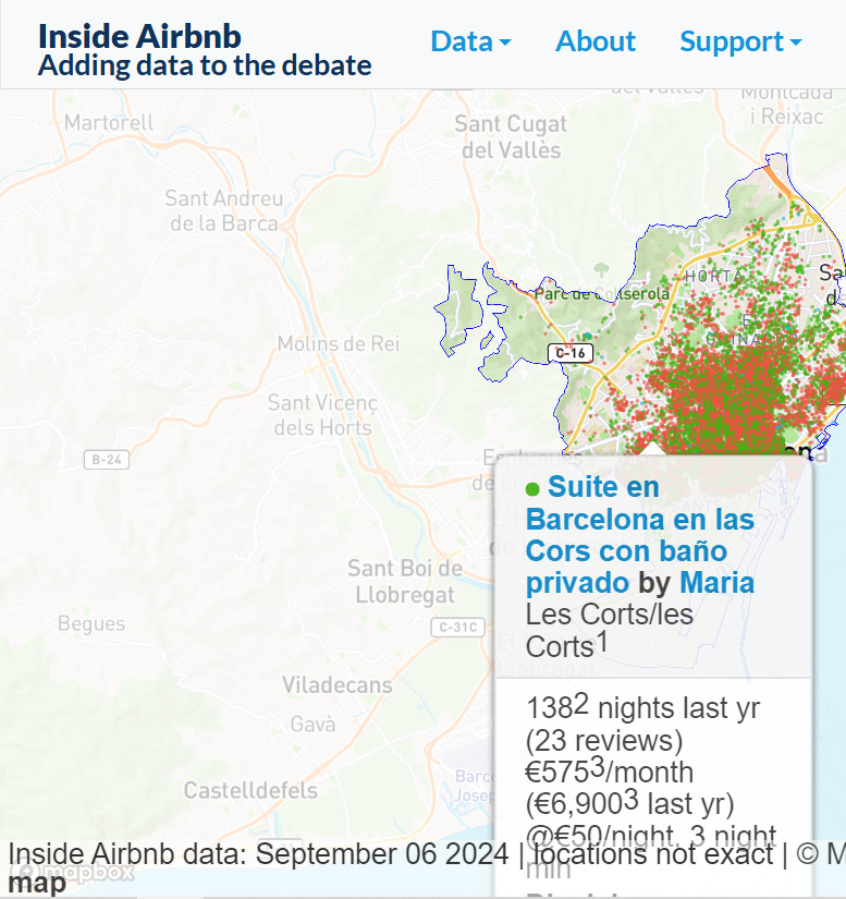 Alquiler turístico ¿Qué ciudades de Europa tienen mayor densidad de Airbnb?