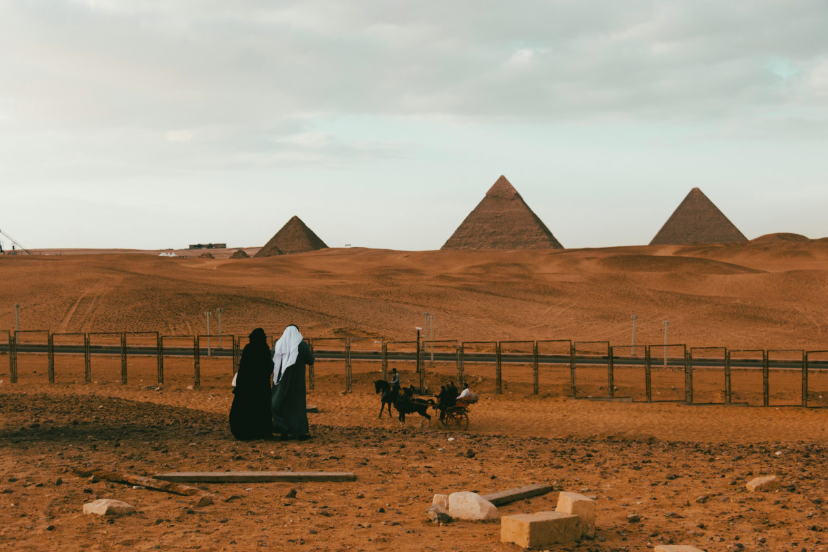 Pirámides en Guiza, Egipto Fuente: Unplash Pirámides en Guiza, Egipto
