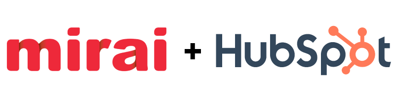 Mirai se integra con el CRM Hubspot