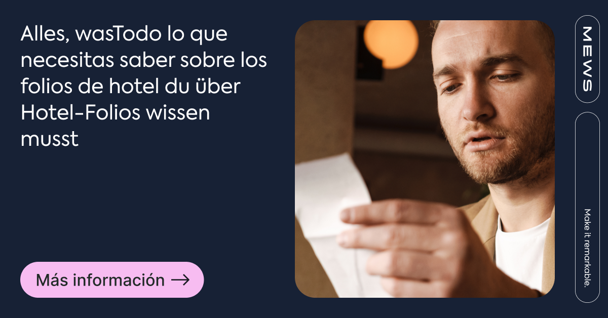 Folios de hotel: qué son y ejemplos