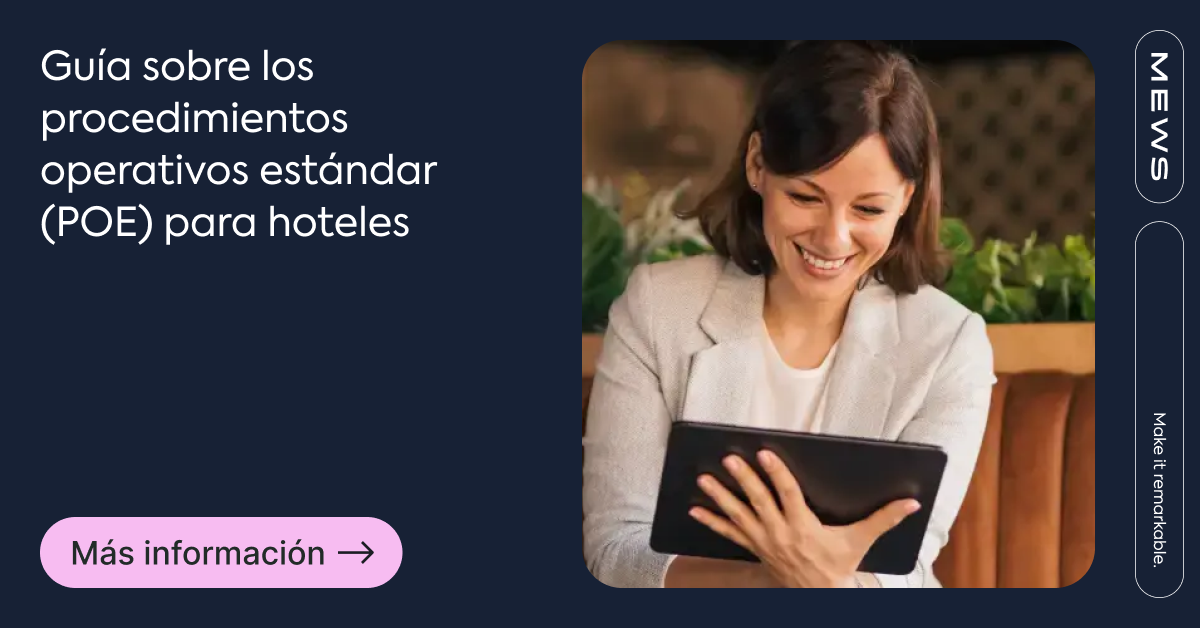 Procedimientos operativos estándar (POE) para hoteles