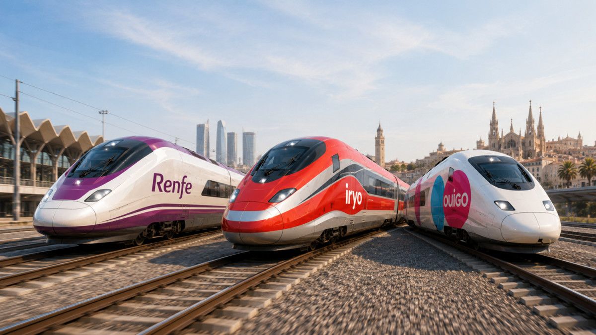 Renfe, iryo y Ouigo avanzan hacia el modelo OTA con diferentes niveles de integración de servicios.