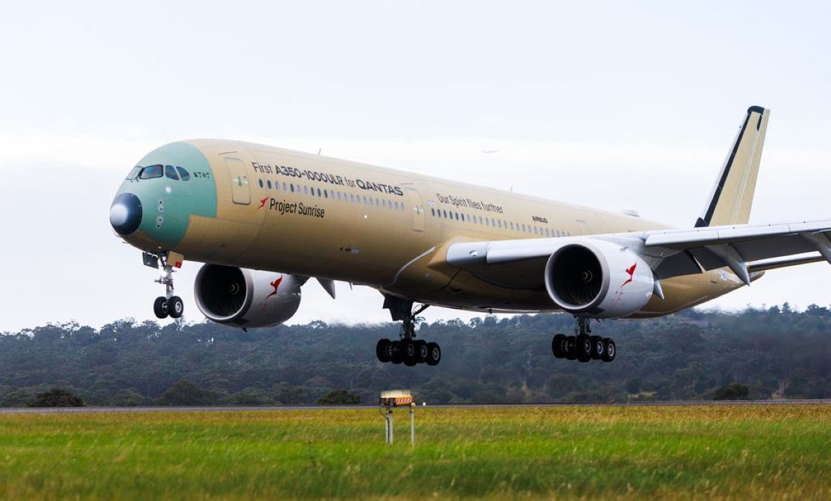 Qantas lanzará en 2027 el vuelo sin escalas más largo del mundo entre Sídney y Londres con Airbus A350-1000ULR.