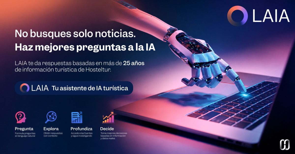 LAIA de Hosteltur transforma la hemeroteca digital en herramienta de consulta con inteligencia artificial para turismo.