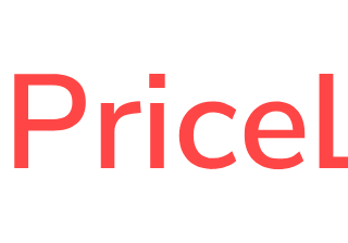 PriceLabs branding: red circle with white code brackets beside the 'PriceLabs' wordmark in red.