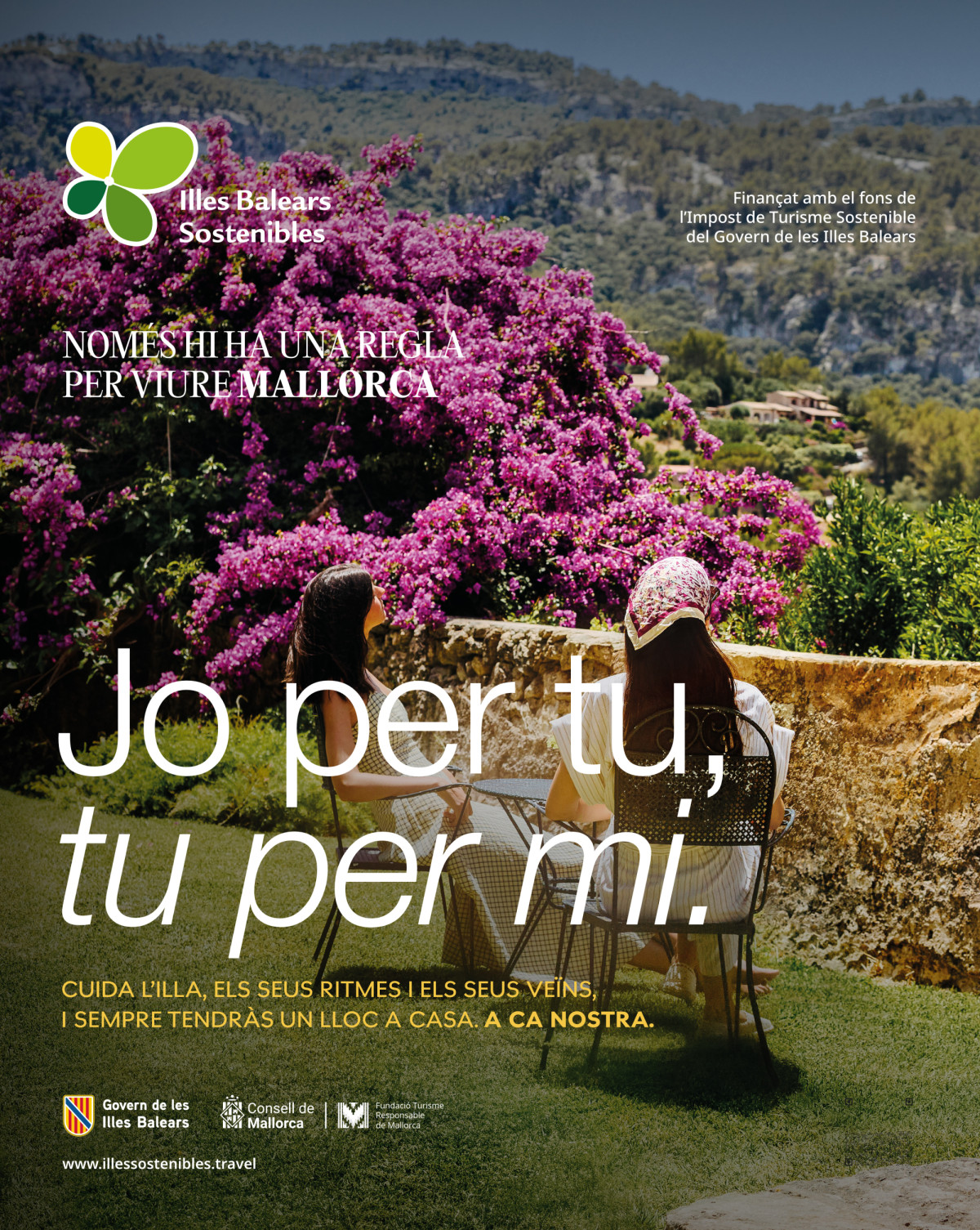 El Consell de Mallorca lanza campaña de turismo responsable financiada por el Impuesto de Turismo Sostenible.