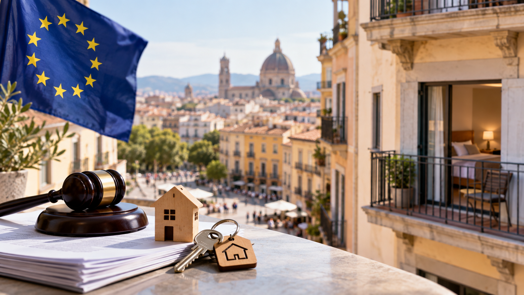 La Comisión Europea propone marco común para regular alquileres turísticos con Affordable Housing Act presentado el 9 de septiembre.