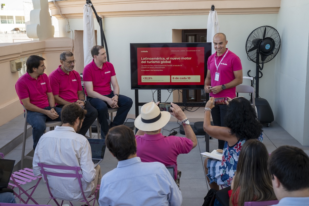 La frecuencia de viaje en Latinoamérica aumentó un 32,53% en 2025, superando a España, según Civitatis.