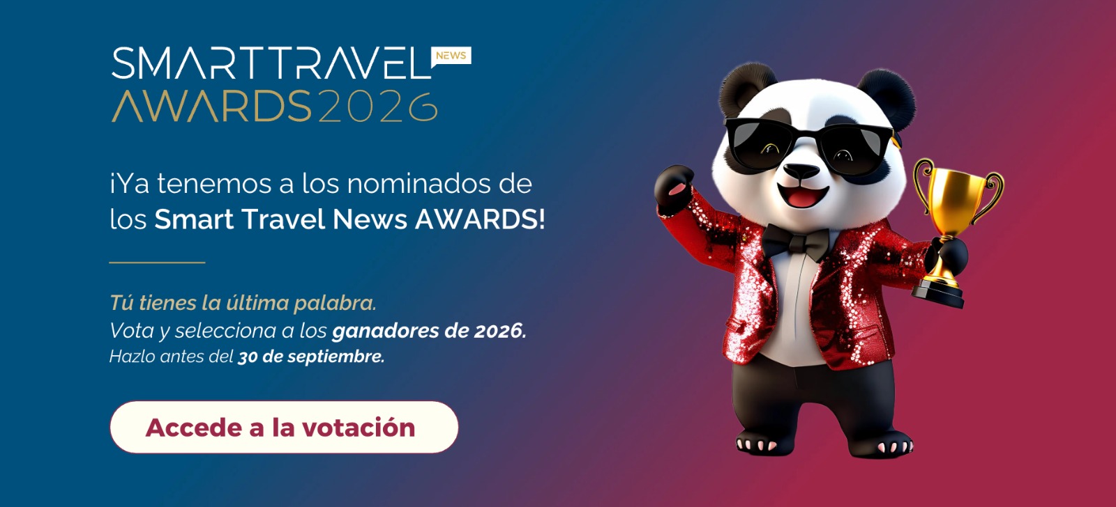 Las votaciones para los Smart Travel News Awards 2026 ya están abiertas; ganadores se anunciarán el 2 de diciembre.