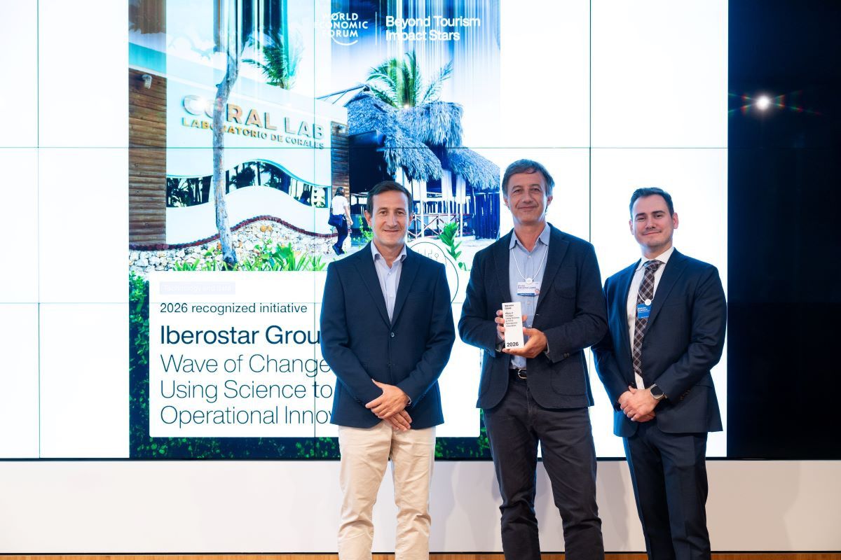 Iberostar Wave of Change Reconocida por Foro Económico Mundial en Beyond Tourism Impact Stars por Sostenibilidad Hotelera